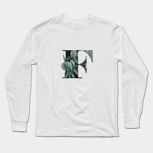 Flower Alphabet F Long Sleeve T-Shirt